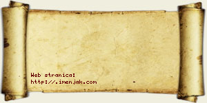 Natalija Egarić vizit kartica